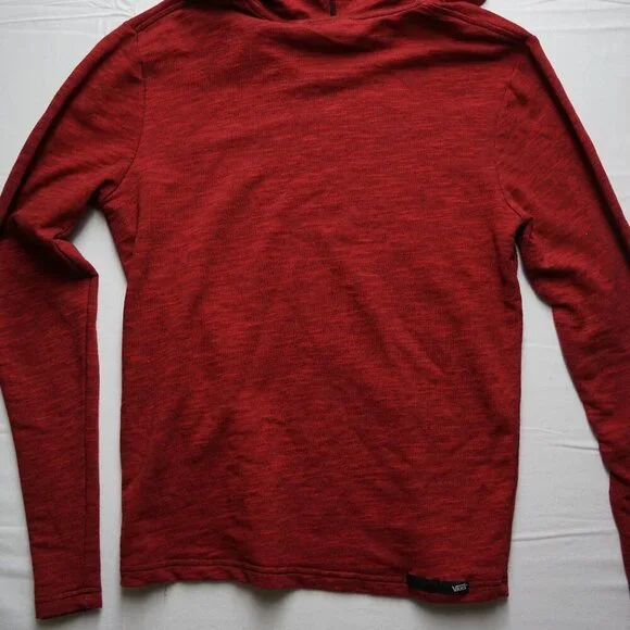 Men's Red Vans Hoodie Shirt, Size Medium - Picture 6 of 9